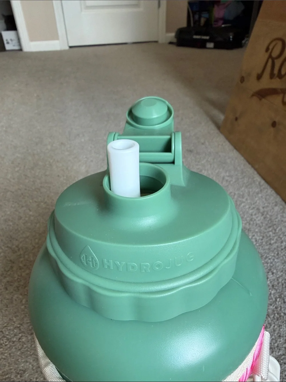 HydroJug Bottle Floral Neoprene Holder Sage Green